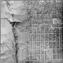 North Boulder west of Broadway aerial photographs, 1958: Photo 3