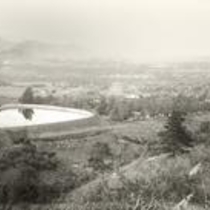 Chautauqua and the west side of Boulder, glass plate negatives