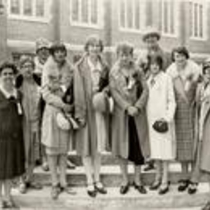 Women's groups at the First Baptist Church, [1928]