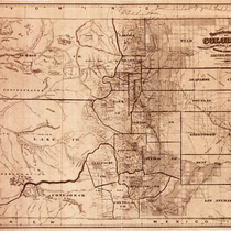Thayer's sectional map of Colorado state