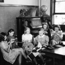 Whittier: A School at War scrapbook, 1942-1943: Photo 1