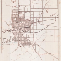 City of Boulder street map, 1953