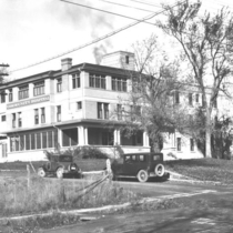 Boulder Community Hospital exterior photograph, 1928