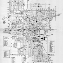 City of Boulder street map, 1936