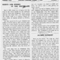 Boulder Canon Sentinel, August 1 and November 1 , 1933