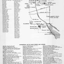 City of Boulder street map, circa 1957
