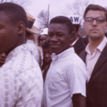 Civil rights march in Montgomery, Alabama: Slides 14-17