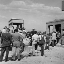 Denver Boulder Turnpike Tollhouse cornerstone ceremony photographs 1951 Sept. 20: Photo 3