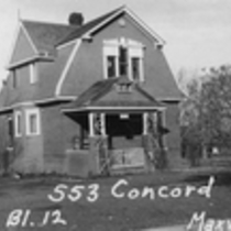 553 Concord Avenue real estate appraisal card.
