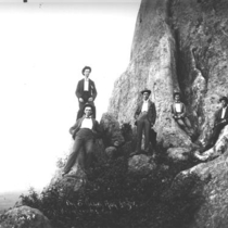 Red Rocks excursions with unidentified people photographs, 1887-1900: Photo 16 (S-1282)