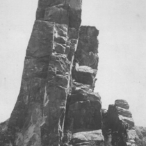 Pulpit or Green Rock at the mouth of Sunshine Canyon photographs, 1890-1910: Photo 4