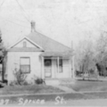 1937 Spruce Street real estate appraisal card.