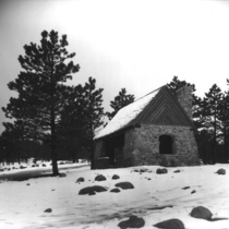 Flagstaff shelter house photograph, 1933
