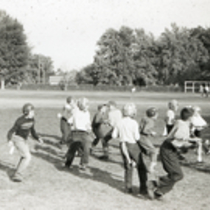 Unidentified athletic fields photographs.