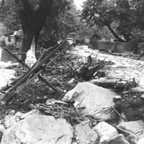 Flood of 1938 Eldorado Springs flood damage: Photo 1