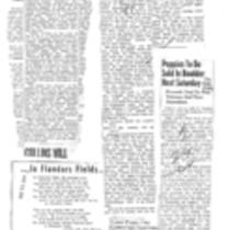 American Legion Auxiliary, Poppy Day, printed materials, 1932-1968