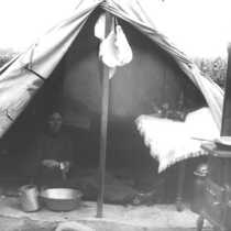 Tent camping in the mountains photographs 1890-1905: Photo 2