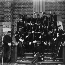 University of Colorado cadets by Old Main: Photo 1 (S-2901)