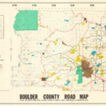 Boulder County road map