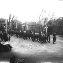 Montana men at the Liberty Parade photograph, 1918