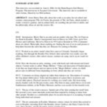 Oral history interview with Sherry L. Hart, 2006