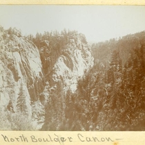 North Boulder Canyon, 1900-1903