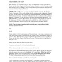 Transcript: Oral history interview with Jason Romero, Jr., 2013