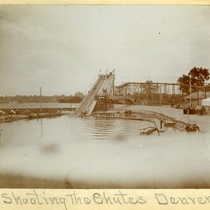 Water slide in Denver, 1900-1903