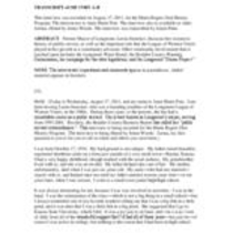Oral history interview with Leona P. Stoecker, 2011