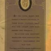 Boulder-Colorado Sanitarium Holiday Brochure,  ca.1930