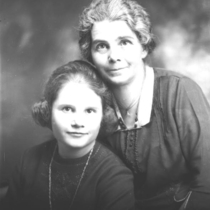 Mrs. Levi Allen and Dorris Allen portraits: Photo 2