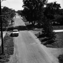 Before and after curb and road construction photographs 1956: Photo 8
