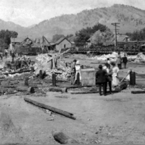 Boulder Freight Depot fire and explosion, 1907 August 10: Photo 5