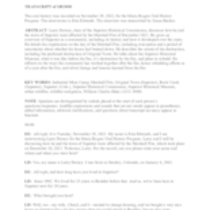 Oral History with Larry Dorsey, OH3088: Transcript