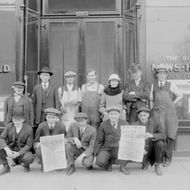 The Boulder News-Herald staff, 1918: Photo 1