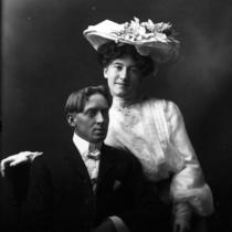 Mr. and Mrs. William Harris and child portraits