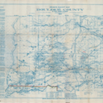 Drumm's pocket map of Boulder County, 1908