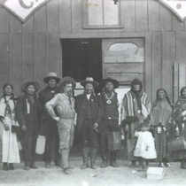 Boulder Semi-Centennial Celebration Southern Ute Indians, 1909 November 24: Photo 1