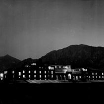 University of Colorado Baker Hall, North Side at Night: Photo 1