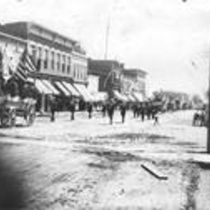 Fourth of July parade on Pearl Street, 1887