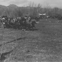 Boulder Semi-Centennial Celebration stage coach robbery, 1909 November 24: Photo 2
