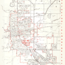City of Boulder street map, 1967