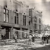 Masonic Temple fire photographs, 1945 Apr 5: Photo 10