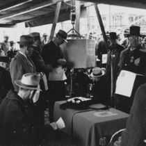 Boulder High School cornerstone laying ceremony. 1936 Sept. 26: Photo 3