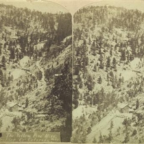 Stereographic view of the Yellow Pine Mine, near Crisman, Colorado