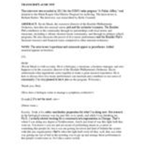 Oral history interview with Kevin Shuck, 2012