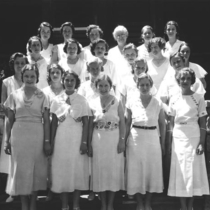 School of Missions girls group photographs, 1933