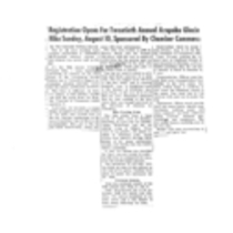Arapaho Glacier Hikes, clippings, 1958