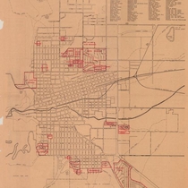 City of Boulder map, 1957