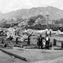 Boulder Freight Depot fire and explosion, 1907 August 10: Photo 4